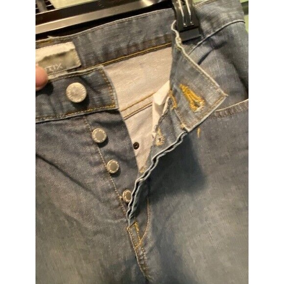 Politix Men's 5-Pocket Denim Boot-Cut Jeans Mid-Rise Stretch Blue Size 32x33 - Picture 7 of 8